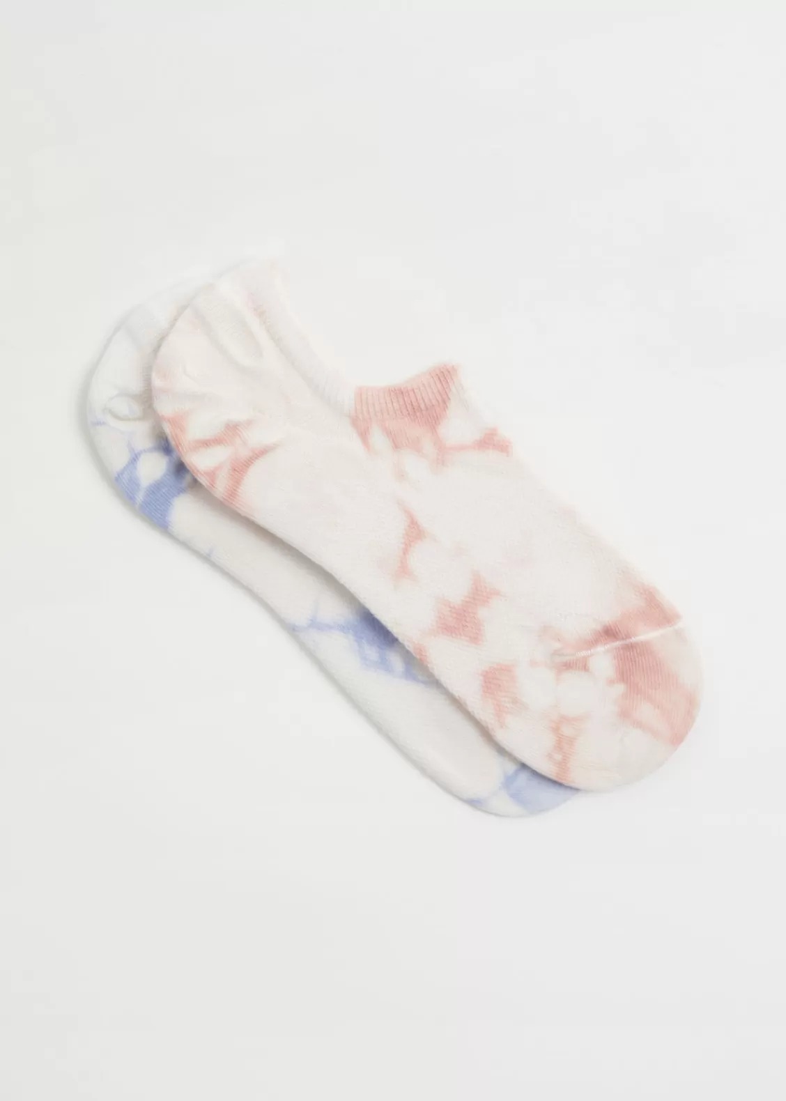 & Other Stories Lingerie | 2-Pack Tie-Dye Step Socks Light blue/Beige