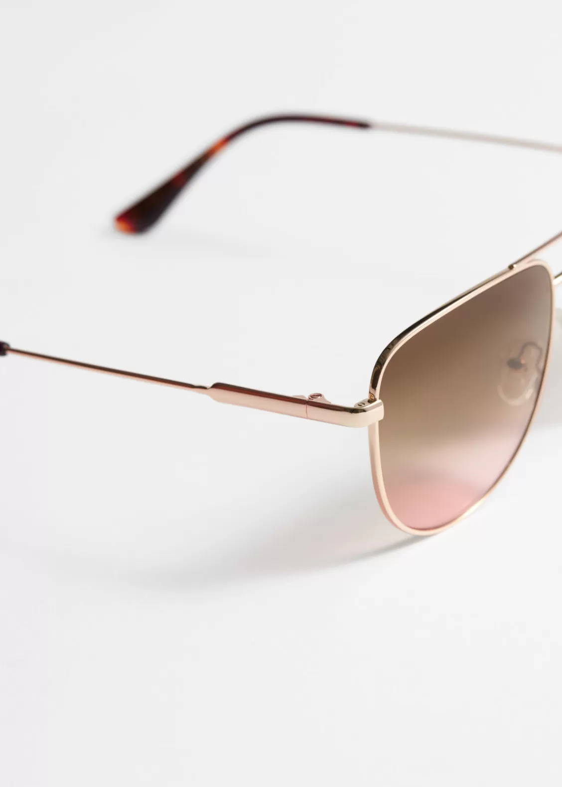 & Other Stories Sunglasses | Aviator Sunglasses Brown