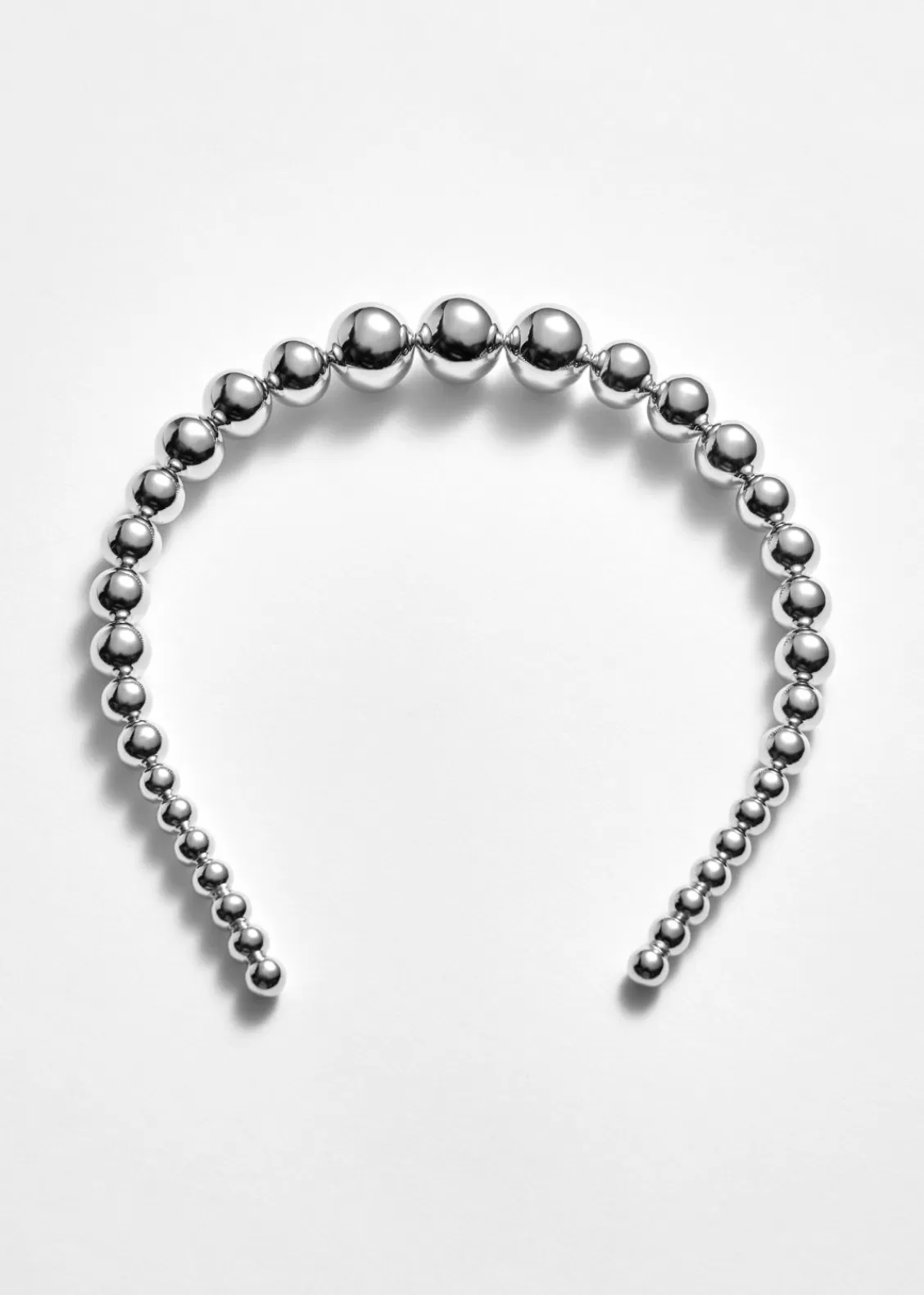 & Other Stories Hair Accessories | Beaded Alice Band Silver