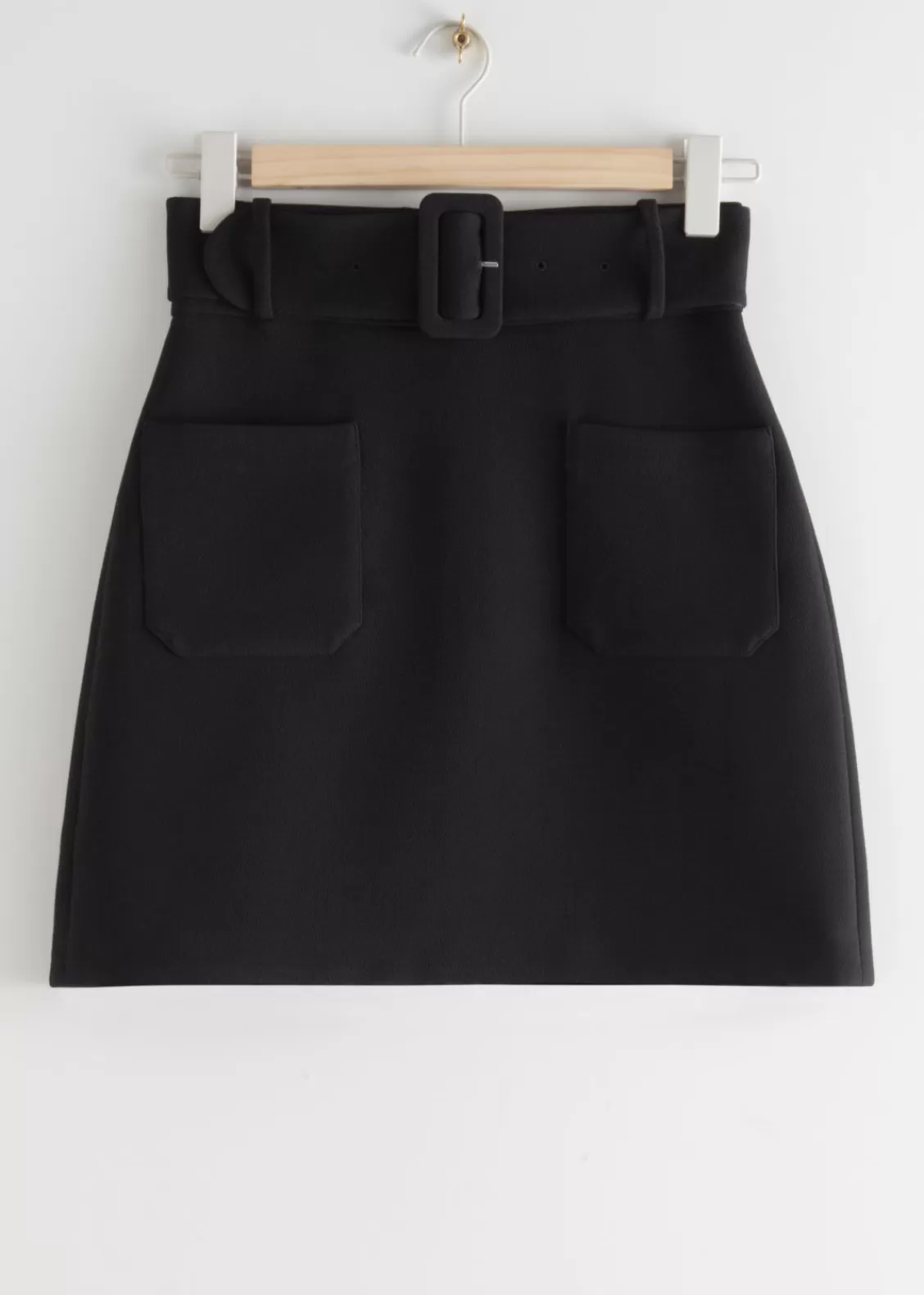 & Other Stories Skirts | Belted Mini Skirt Black