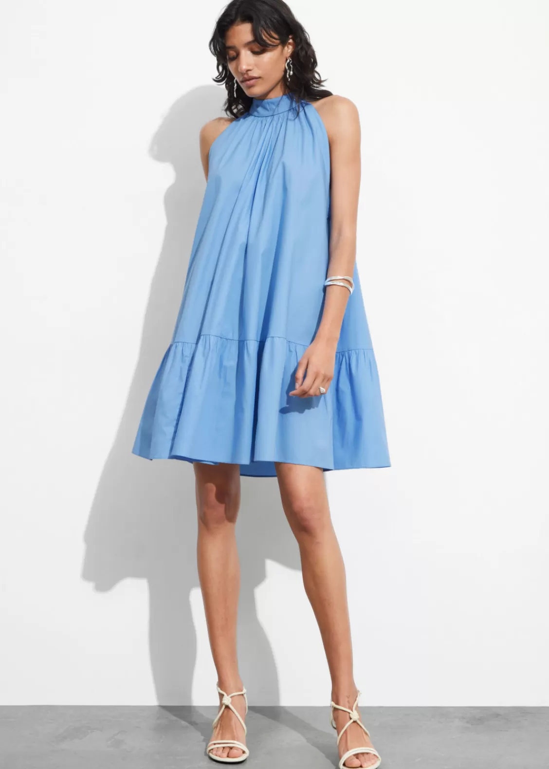 & Other Stories Dresses | Bow-Detailed Mini Dress