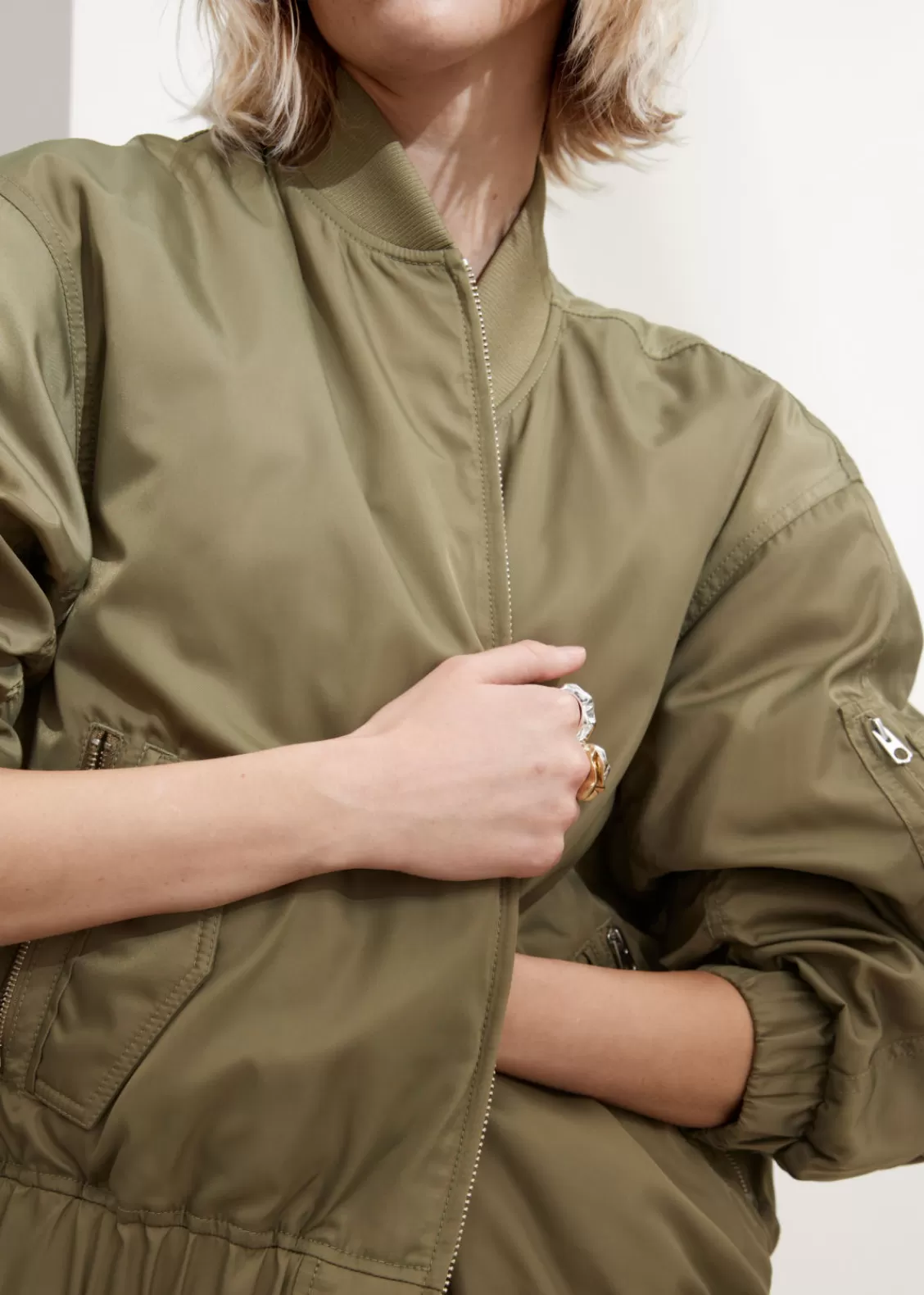 & Other Stories Outerwear | Boxy Zip-Up Jacket