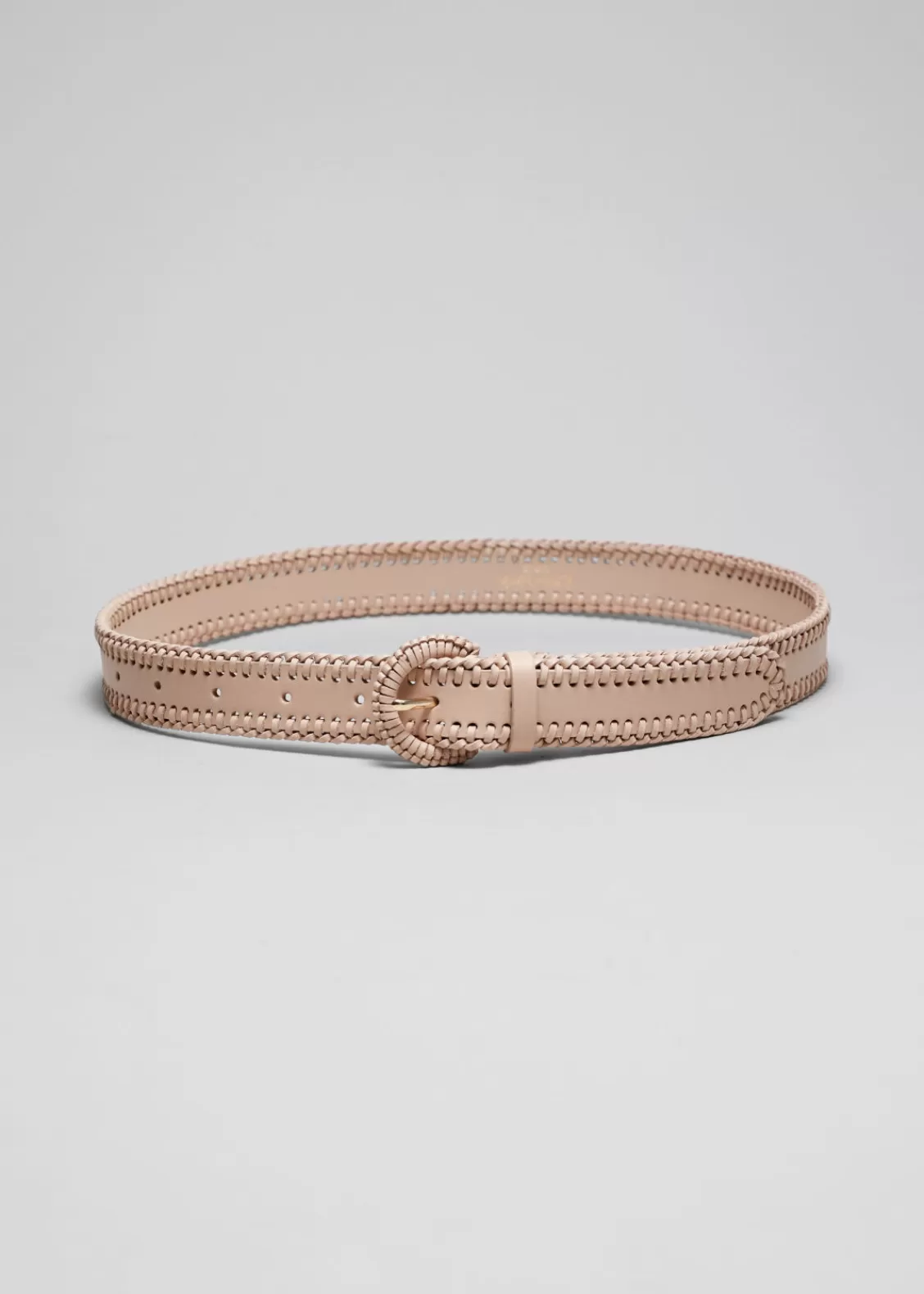 & Other Stories Belts | Braided Leather Belt Beige