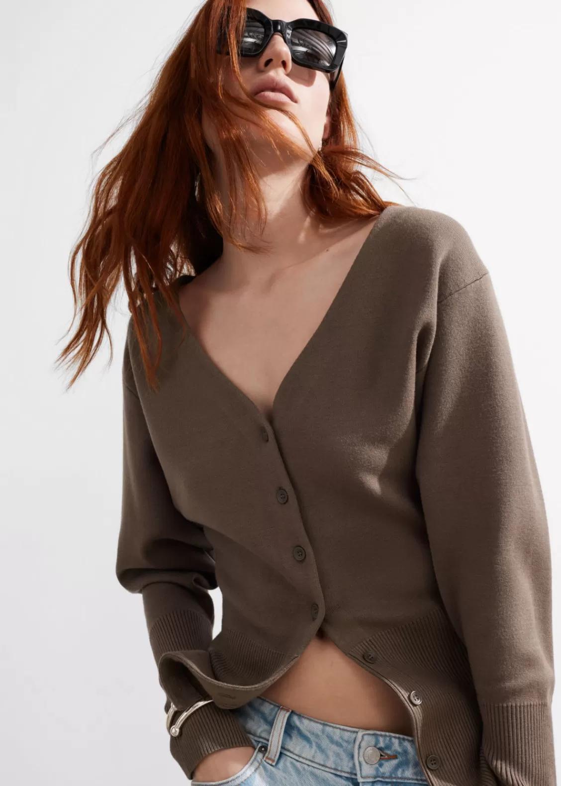 & Other Stories Sweaters & Knits | Buttoned Knit Cardigan Mole