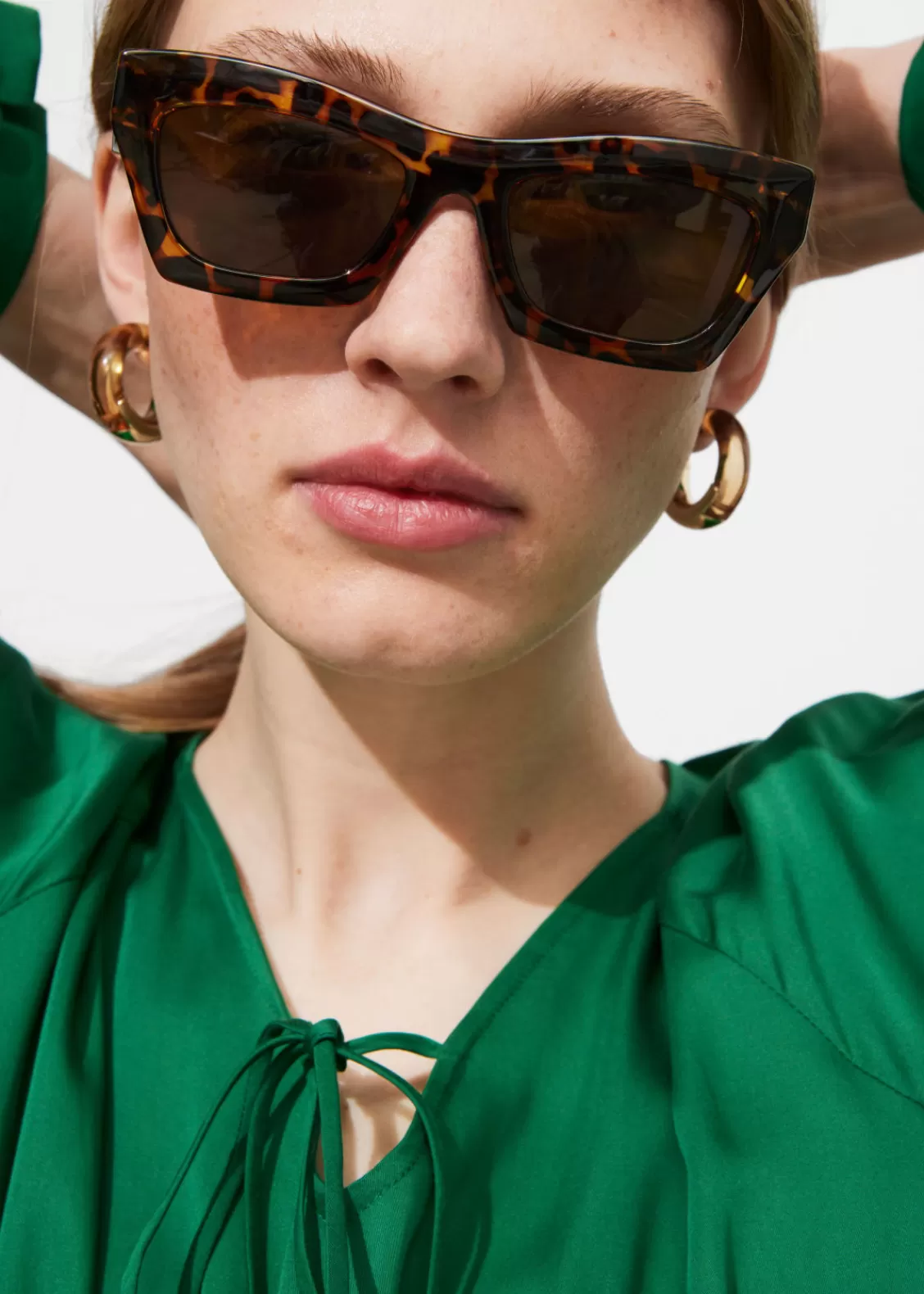 & Other Stories Sunglasses | Classic Cat-Eye Sunglasses Brown