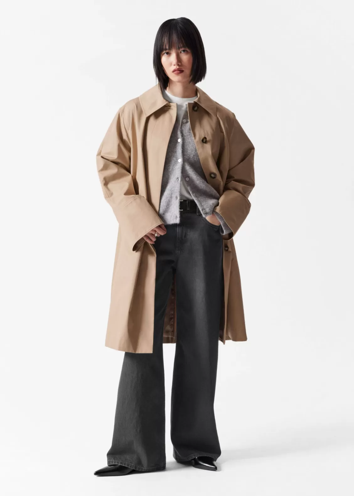 & Other Stories Outerwear | Collared Car Coat