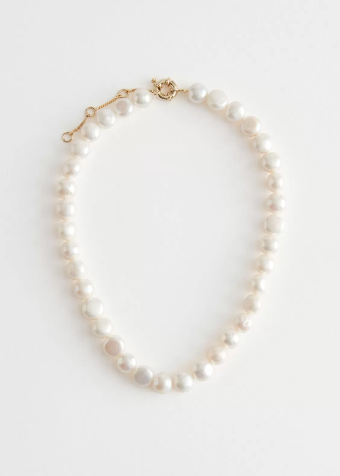 & Other Stories Necklaces | Delicate Pearl Necklace White