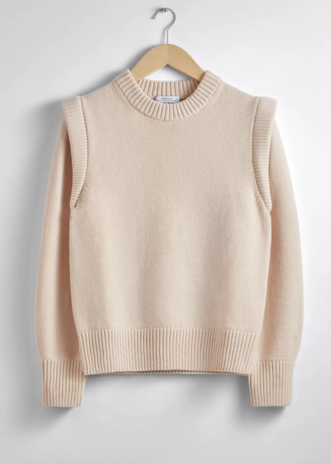 & Other Stories Sweaters & Knits | Extended Shoulder Merino Sweater Beige