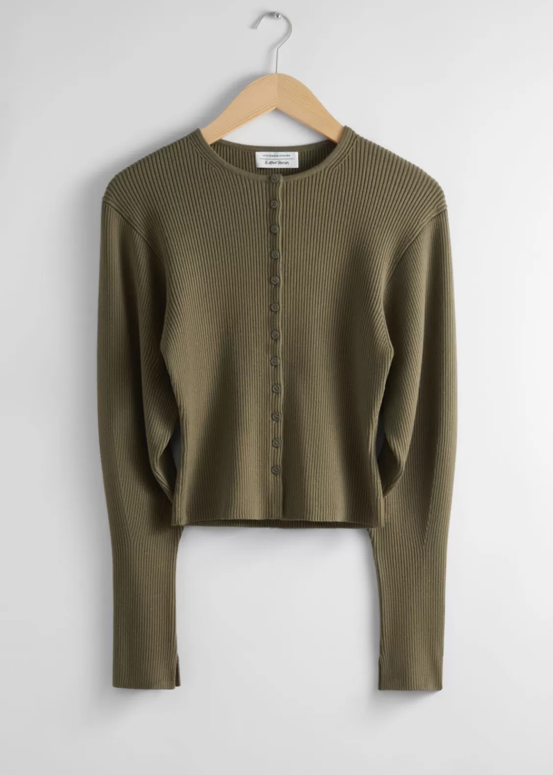 & Other Stories Sweaters & Knits | Fitted Rib-Knit Cardigan