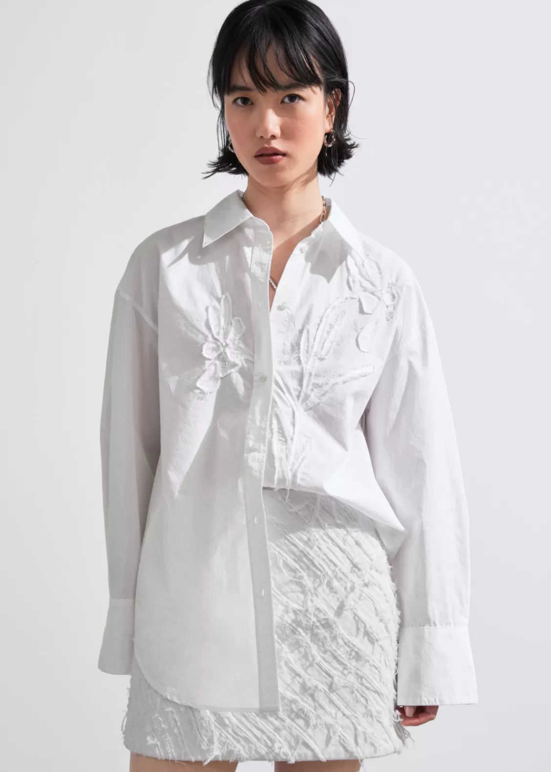 & Other Stories Blouses & Shirts | Floral-Embroidery Shirt