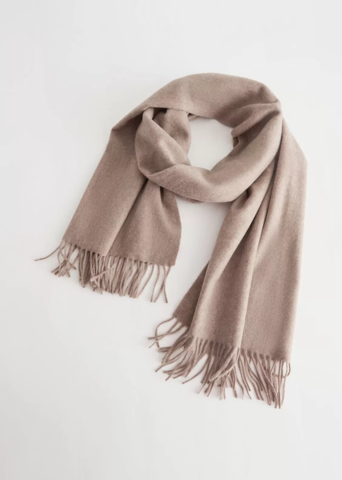 & Other Stories Scarves | Fringed Wool Blanket Scarf