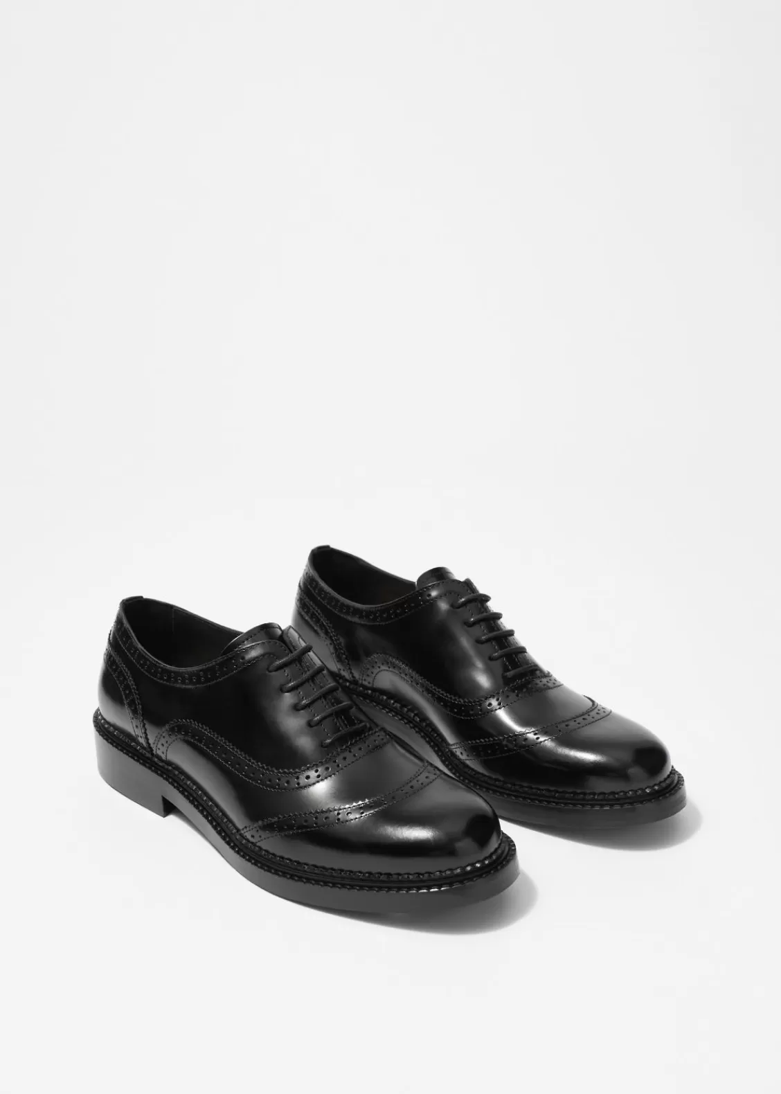 & Other Stories Loafers & Flats | Leather Brogues Black