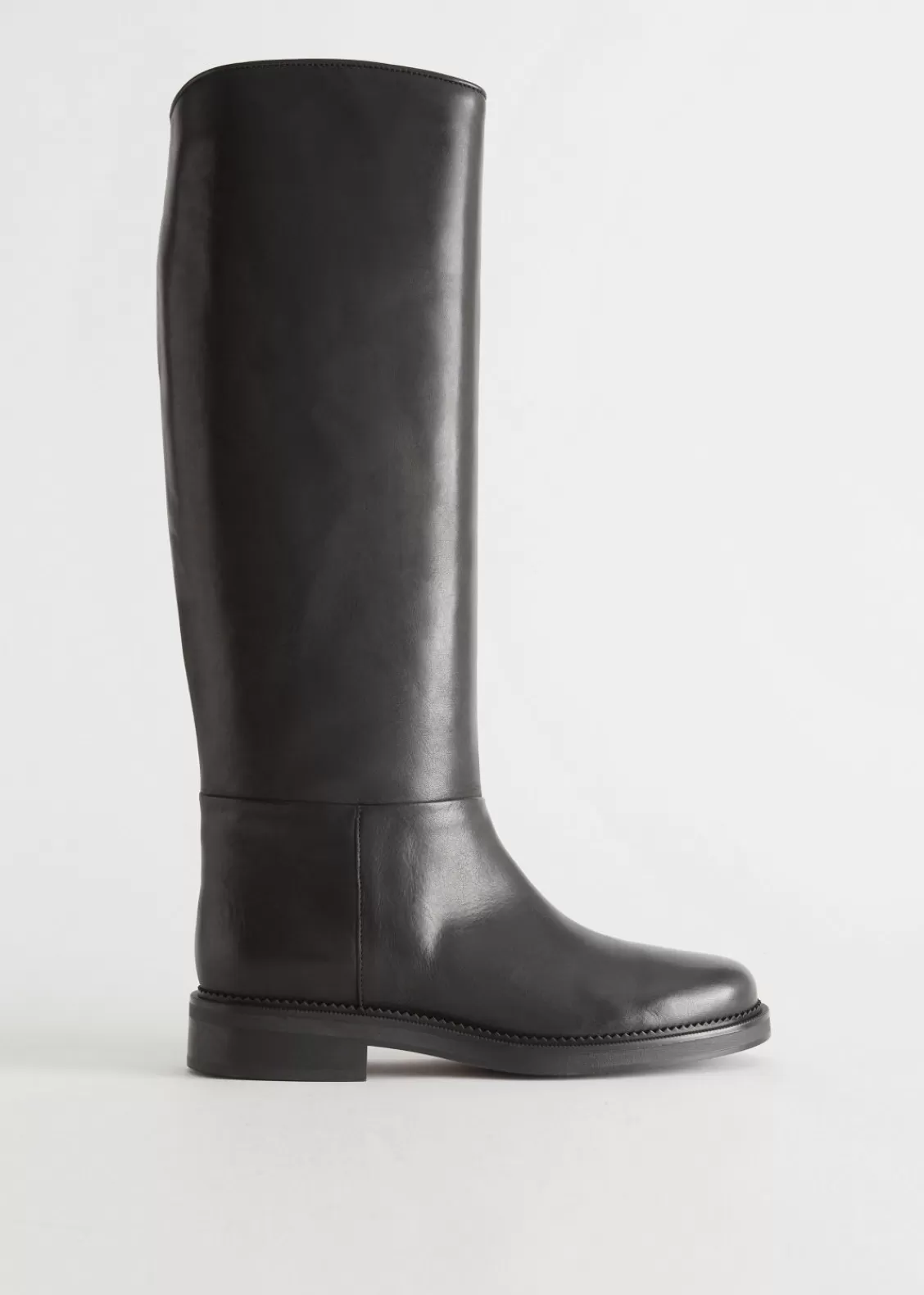 & Other Stories Boots | Leather Riding Boots