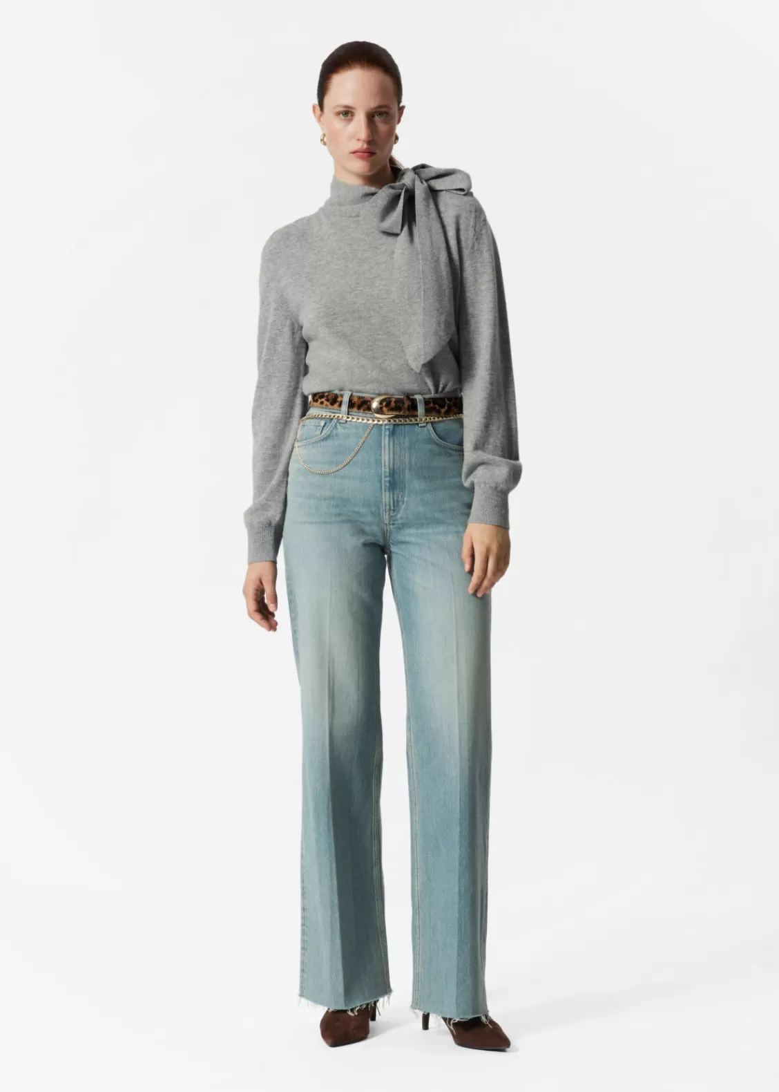 & Other Stories Sweaters & Knits | Merino Tie-Neck Sweater