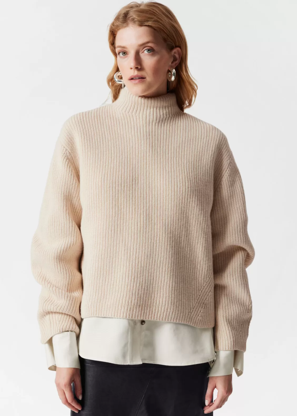 & Other Stories Sweaters & Knits | Mock Neck Merino Sweater