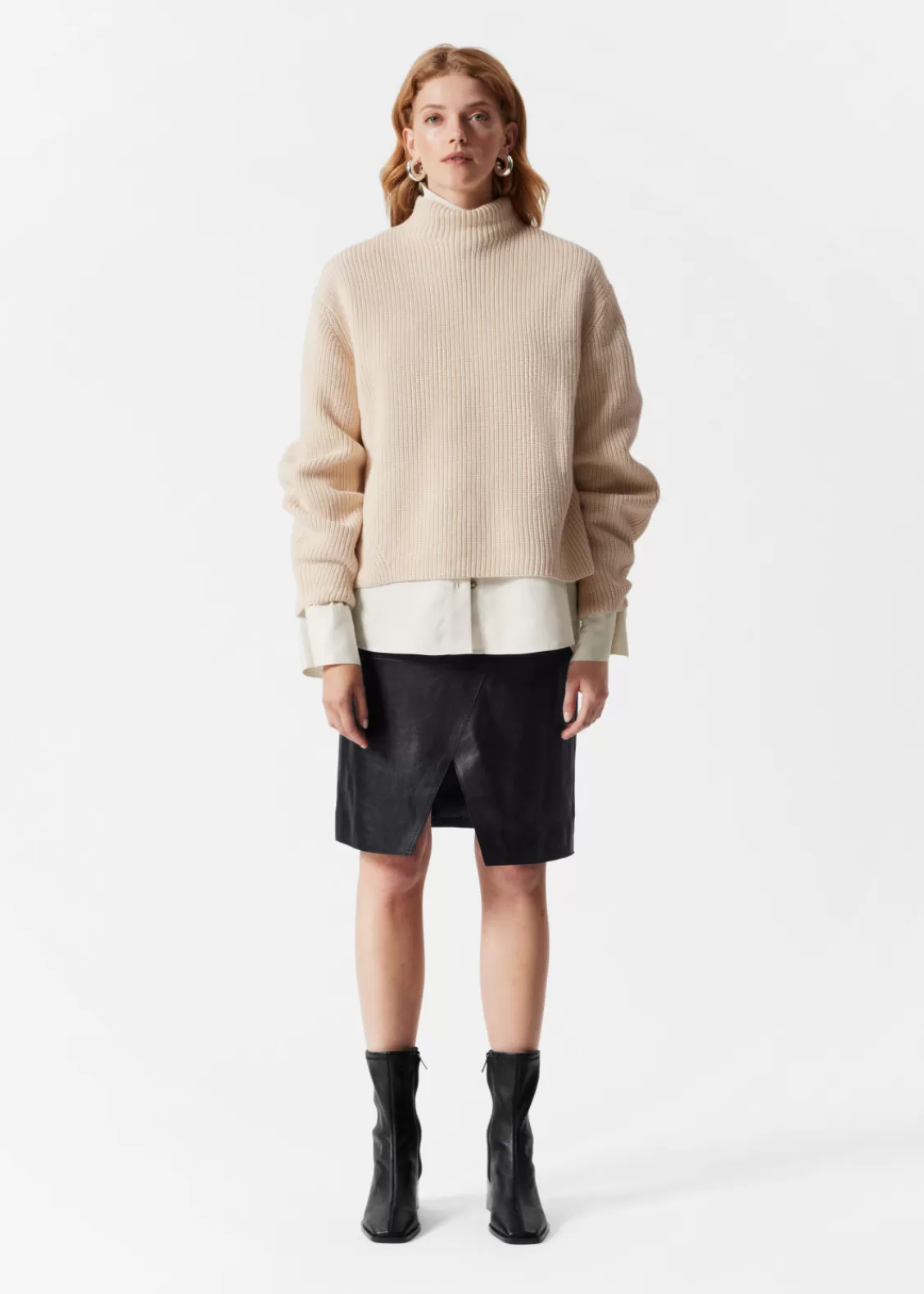 & Other Stories Sweaters & Knits | Mock Neck Merino Sweater