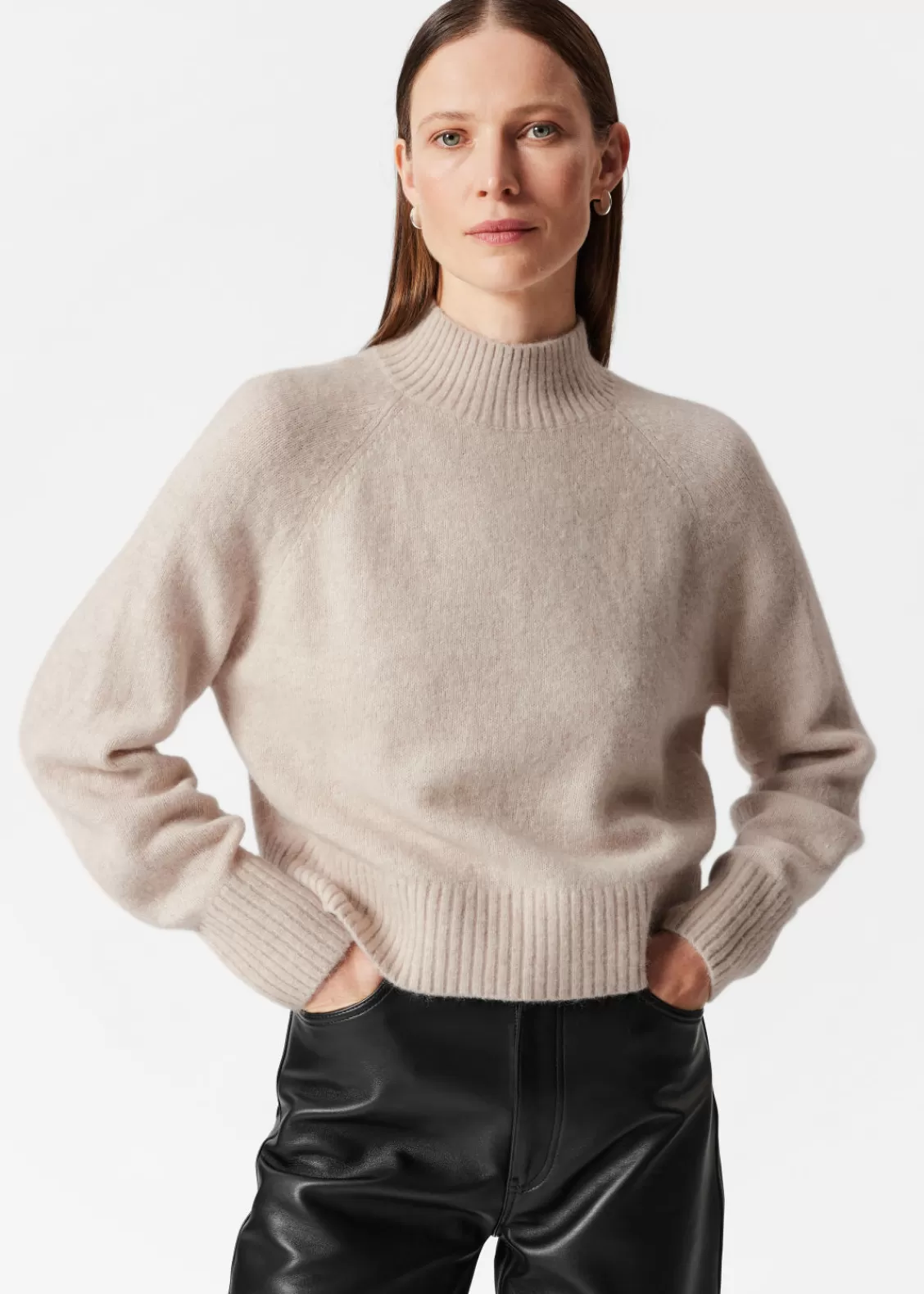 & Other Stories Sweaters & Knits | Mock Neck Wool Sweater