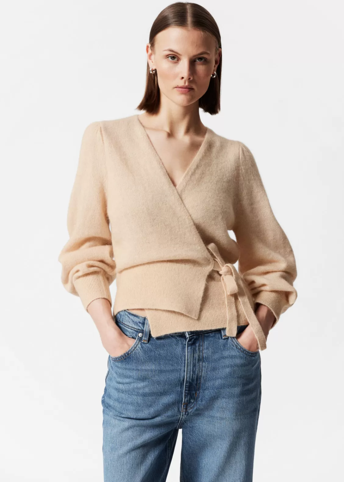 & Other Stories Sweaters & Knits | Mohair-Blend Knitted Wrap Cardigan