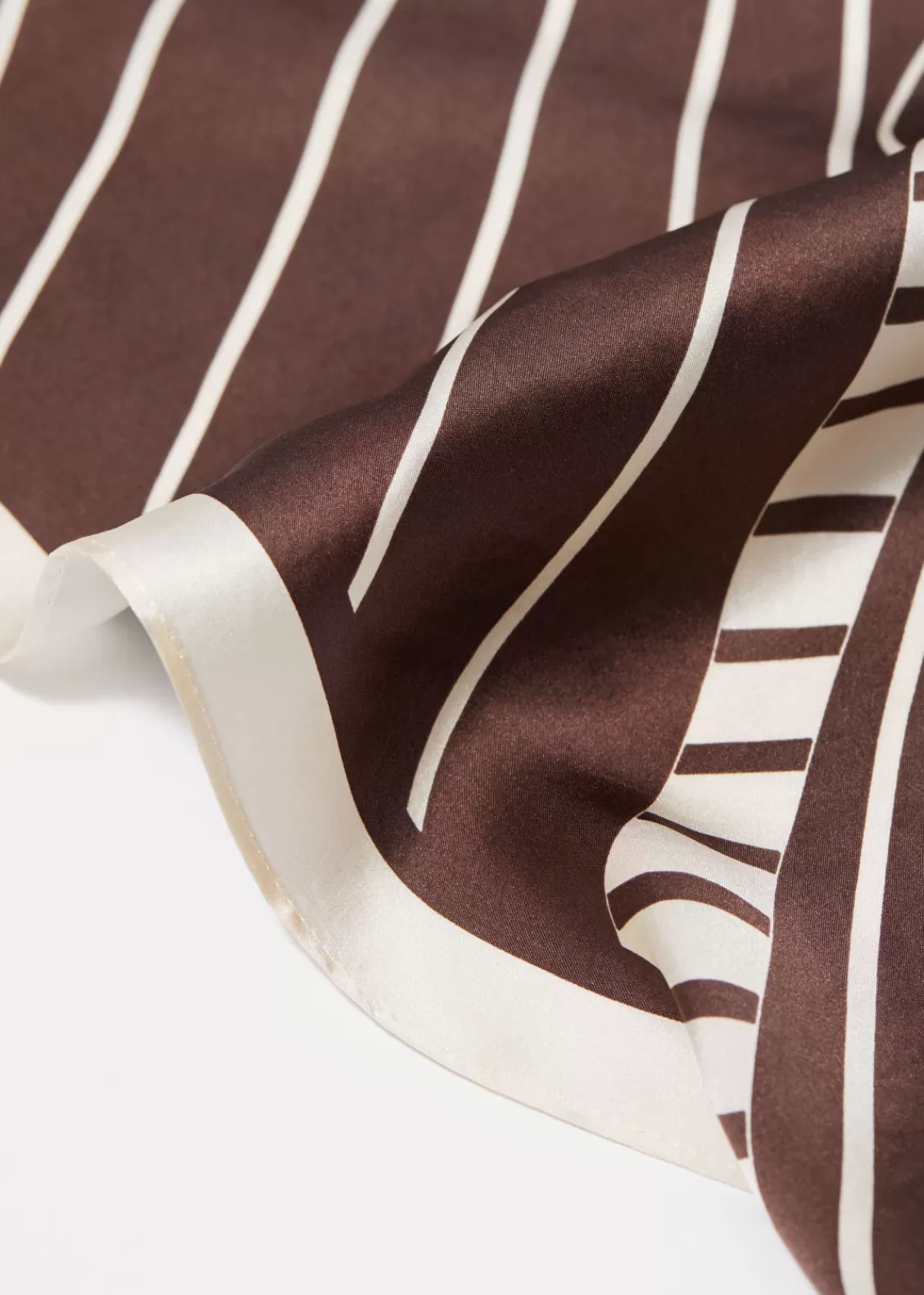 & Other Stories Scarves | Mulberry Silk Scarf Brown