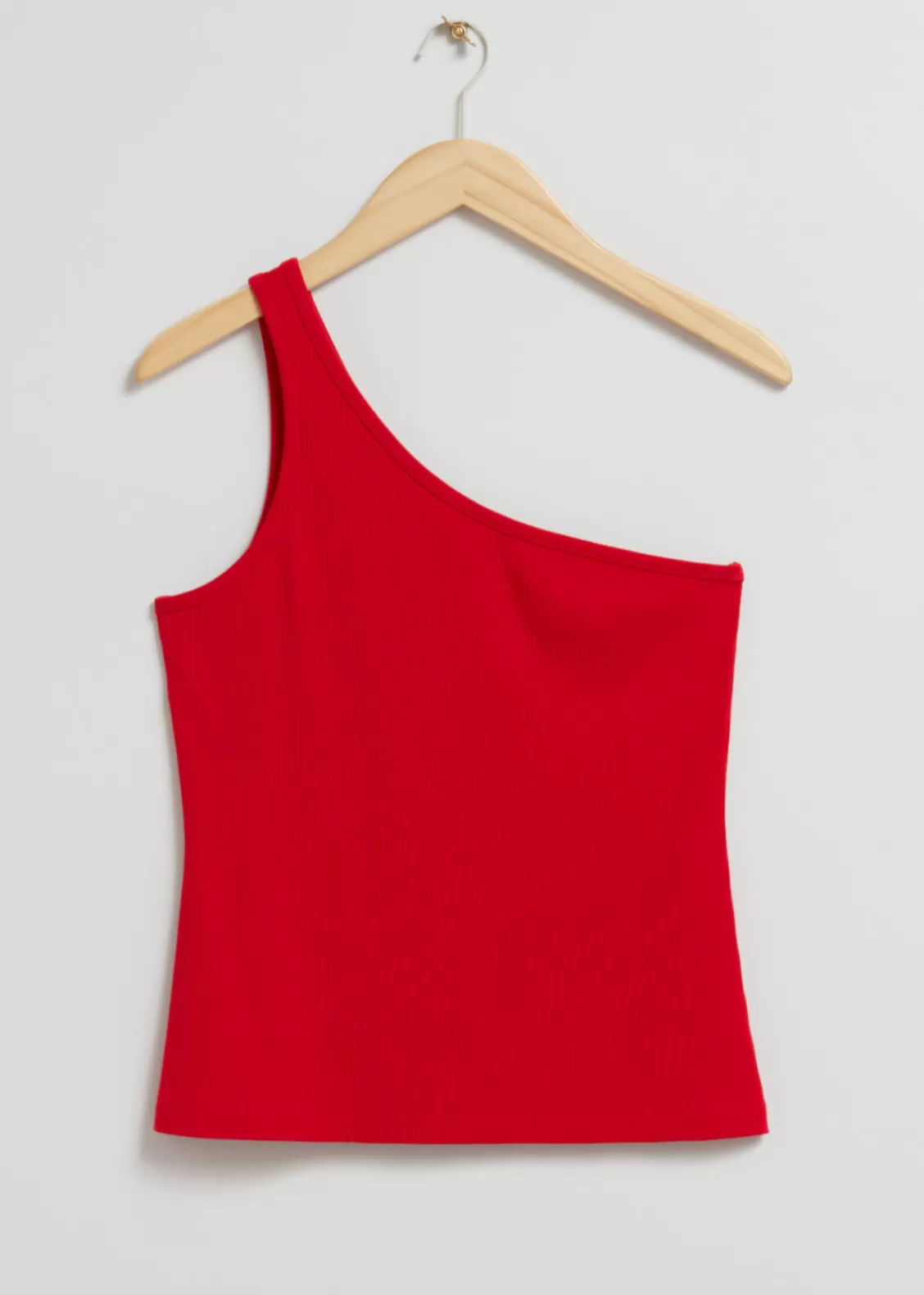 & Other Stories Tops | One Shoulder Top Red