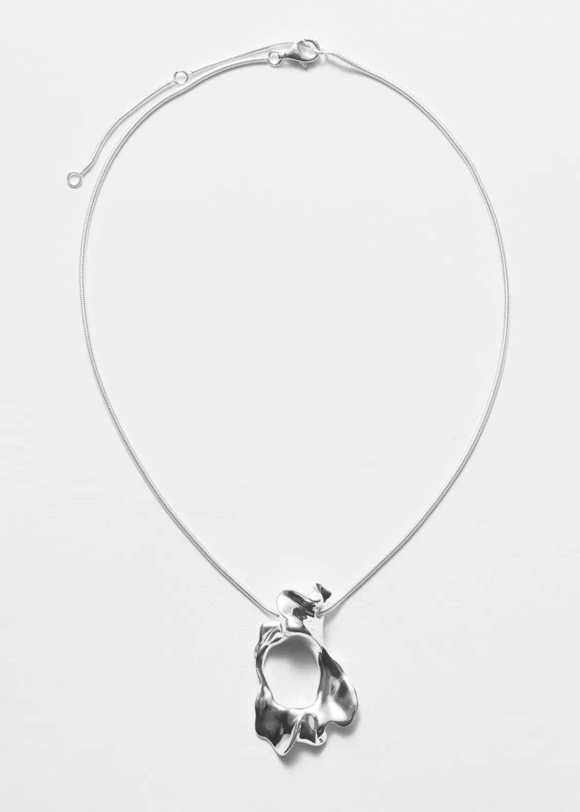 & Other Stories Necklaces | Organic-Shaped Necklace Silver