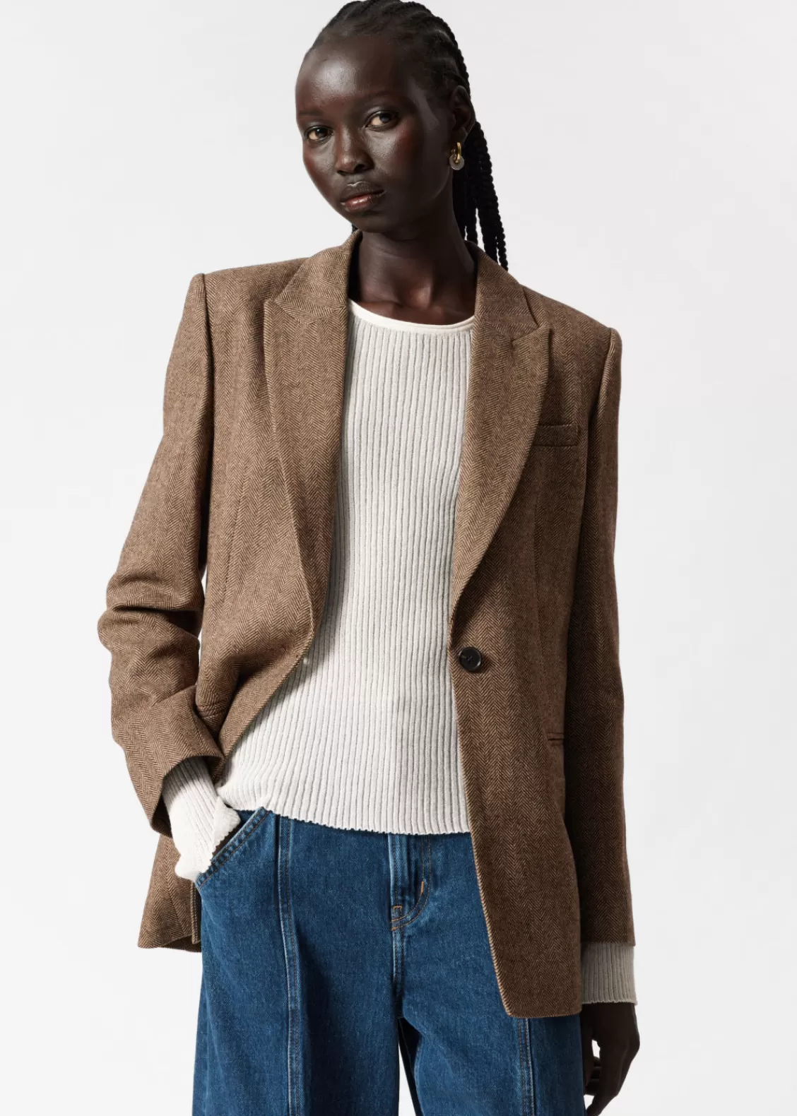 & Other Stories Blazers & Vests | Outerwear | Oversized Blazer Brown