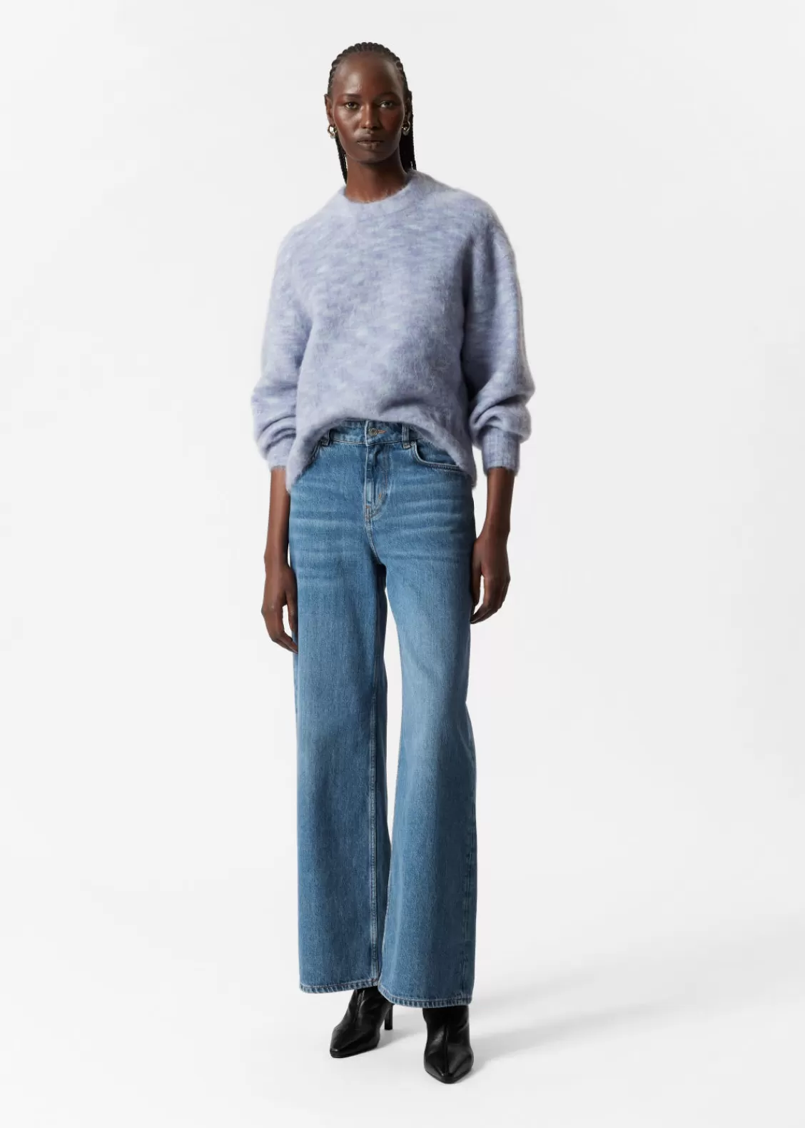 & Other Stories Sweaters & Knits | Oversized Knit Sweater Light Blue