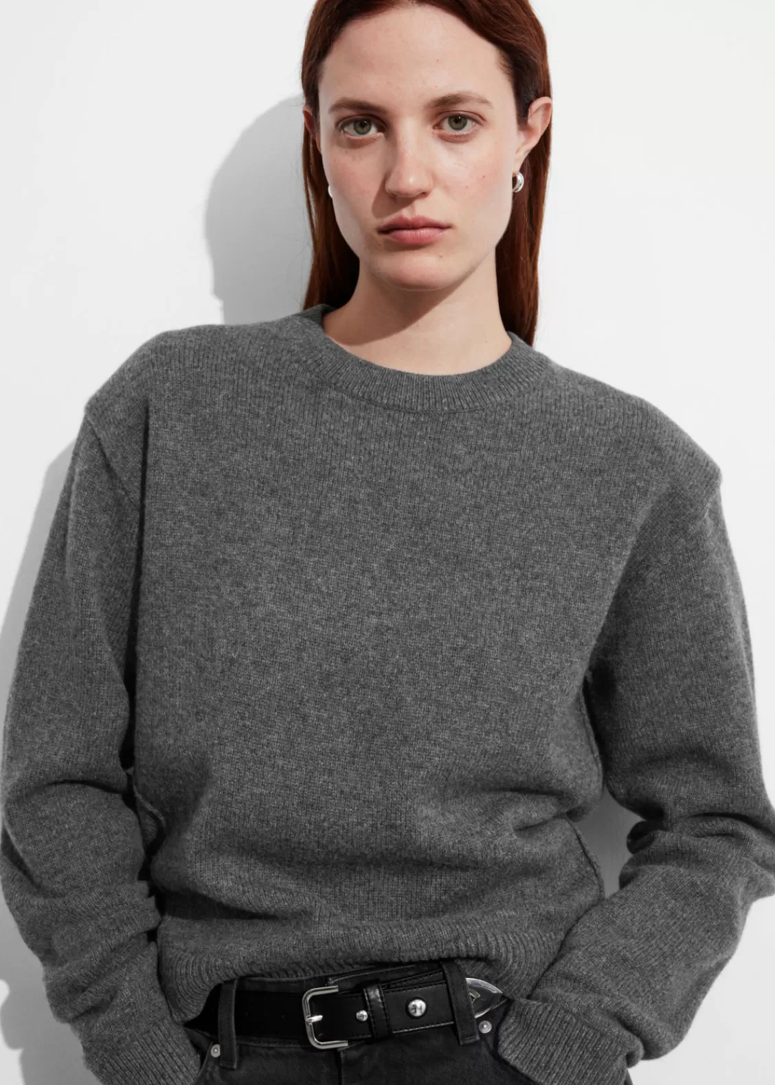 & Other Stories Sweaters & Knits | Padded-Shoulder Merino Jumper