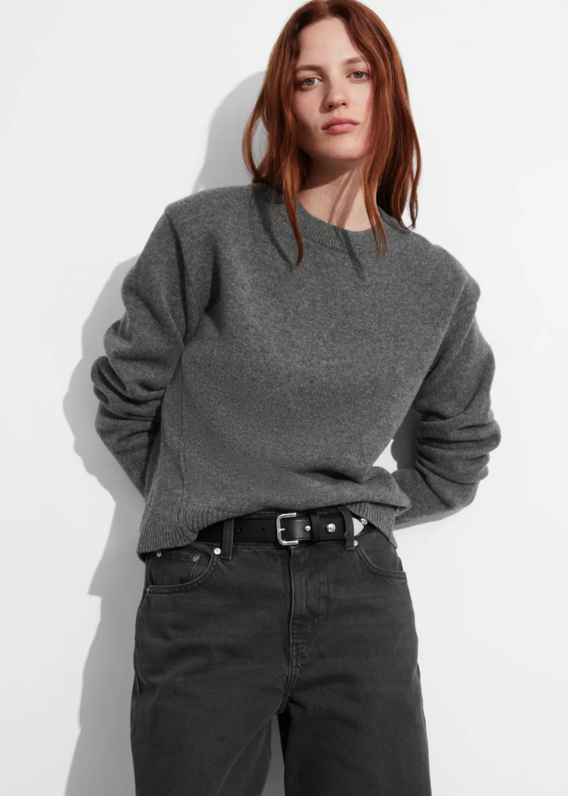 & Other Stories Sweaters & Knits | Padded-Shoulder Merino Jumper