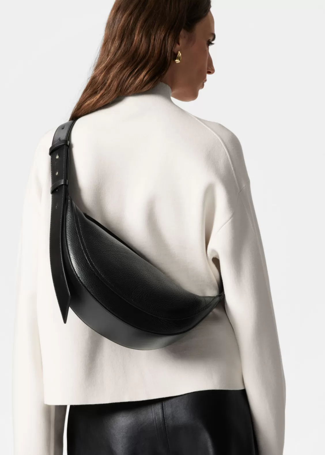 & Other Stories Shoulder Bags | Paneled Leather Bag