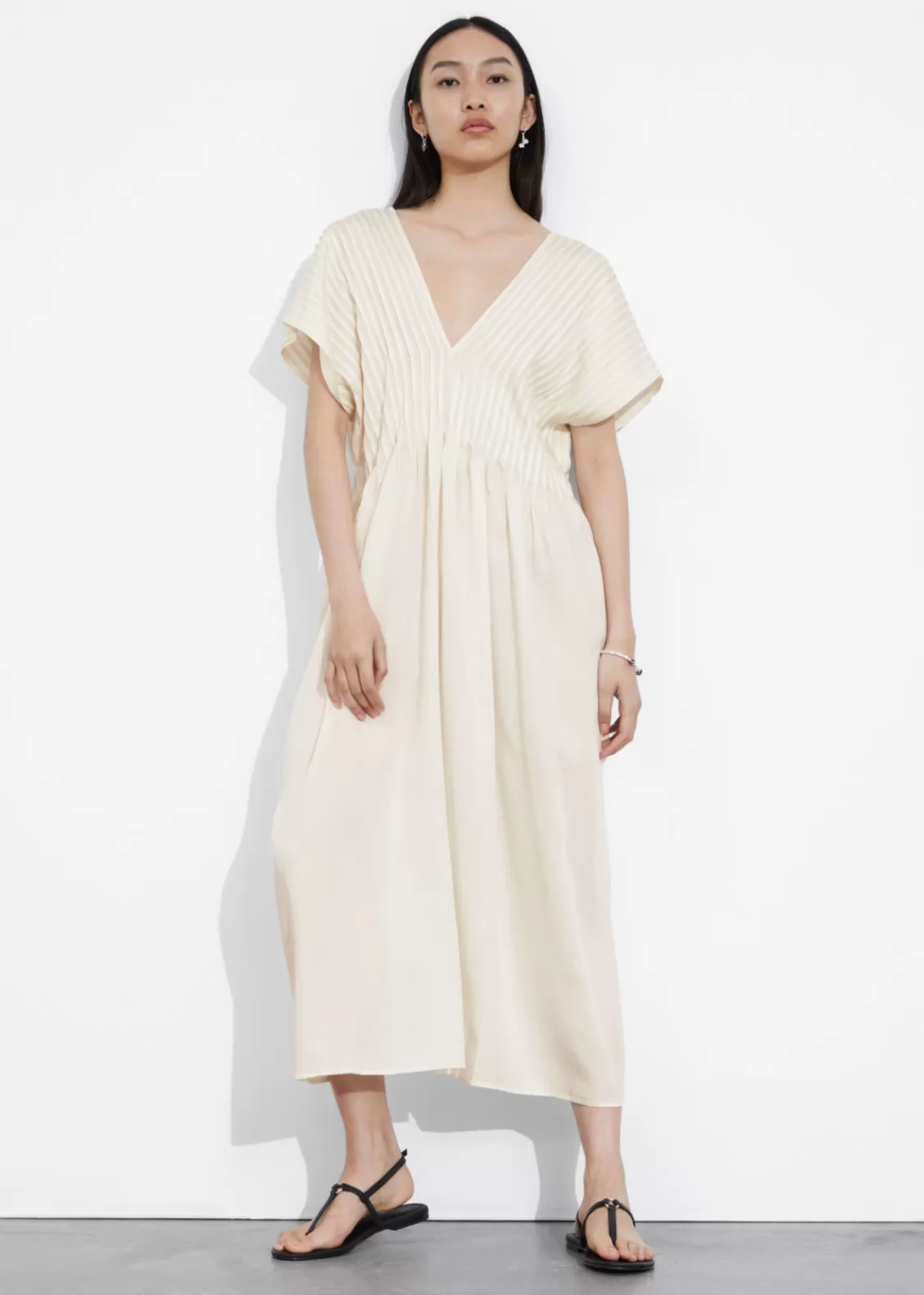 & Other Stories Dresses | Pleated Midi Dress