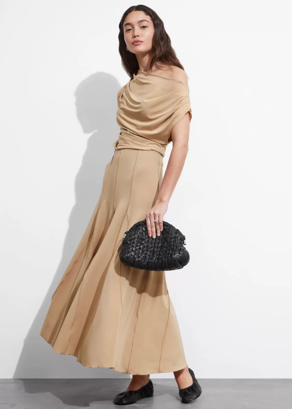 & Other Stories Sets & Suits | Skirts | Pleated Midi Skirt Beige