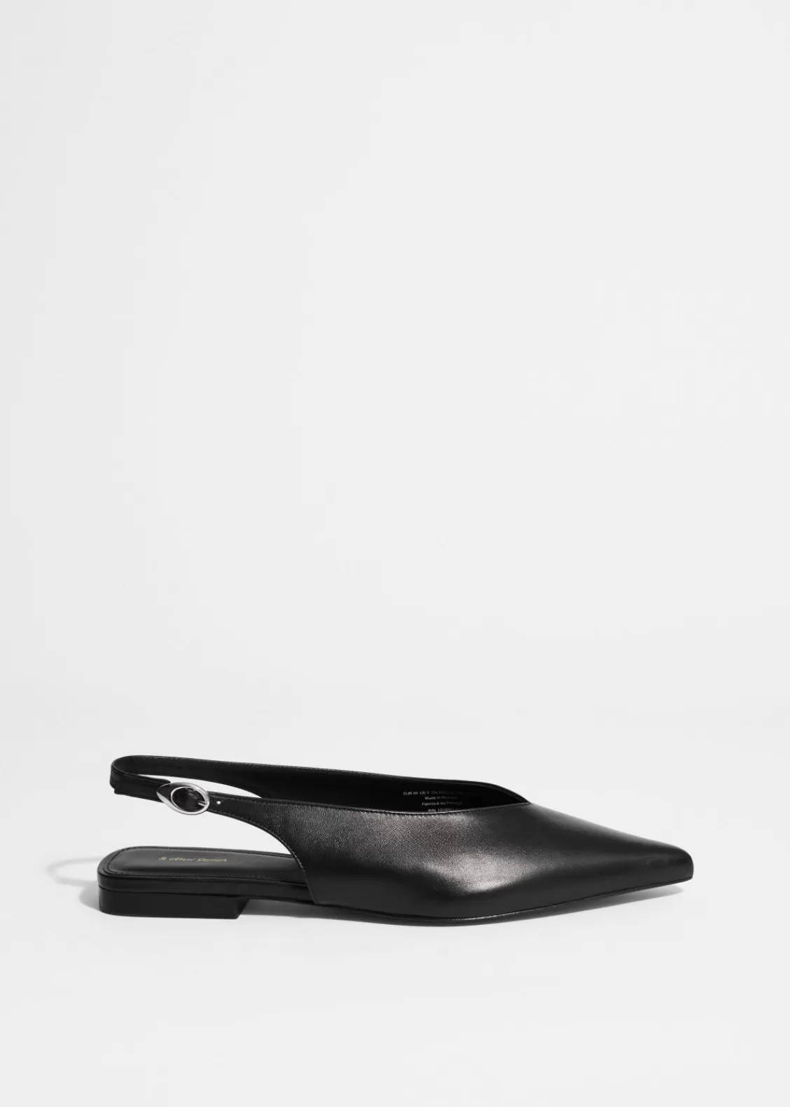 & Other Stories Loafers & Flats | Pointed Slingback Pumps Black