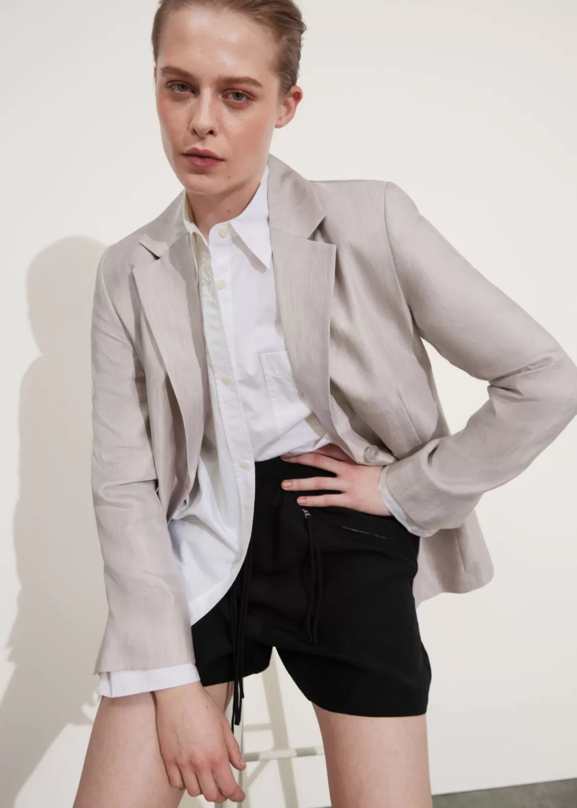 & Other Stories Sets & Suits | Outerwear | Relaxed Linen-Blend Blazer Light Grey