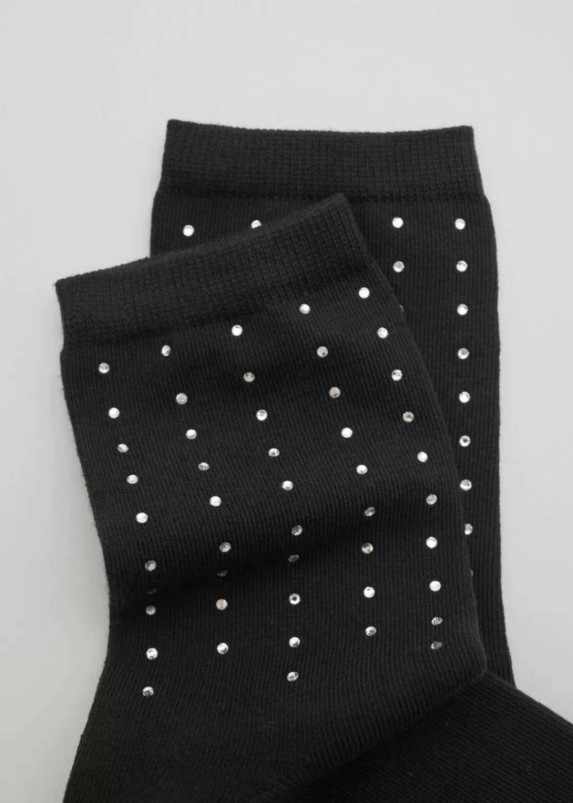 & Other Stories Lingerie | Rhinestone Socks Black