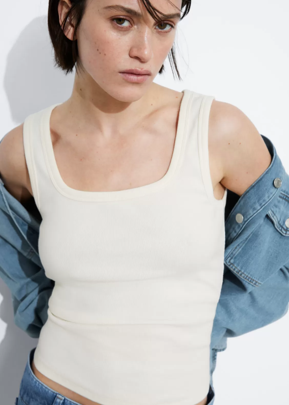 & Other Stories Tops | Ribbed Tank Top