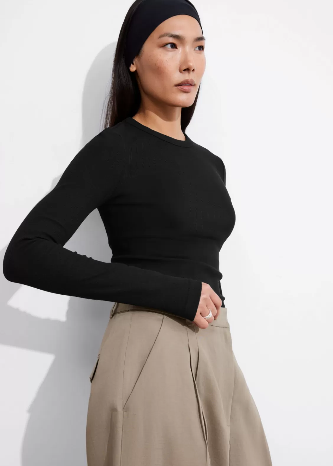 & Other Stories Tops | Ribbed Top