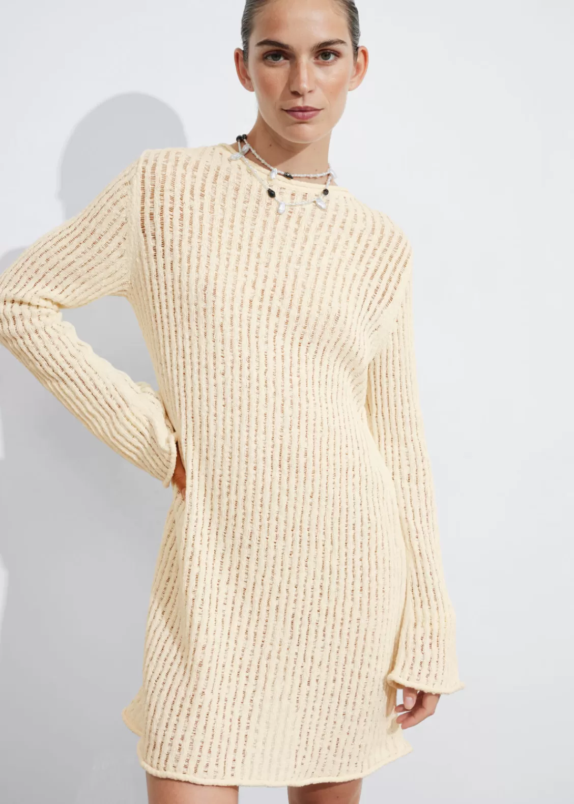 & Other Stories Dresses | Sweaters & Knits | Rib-Knit Mini Dress