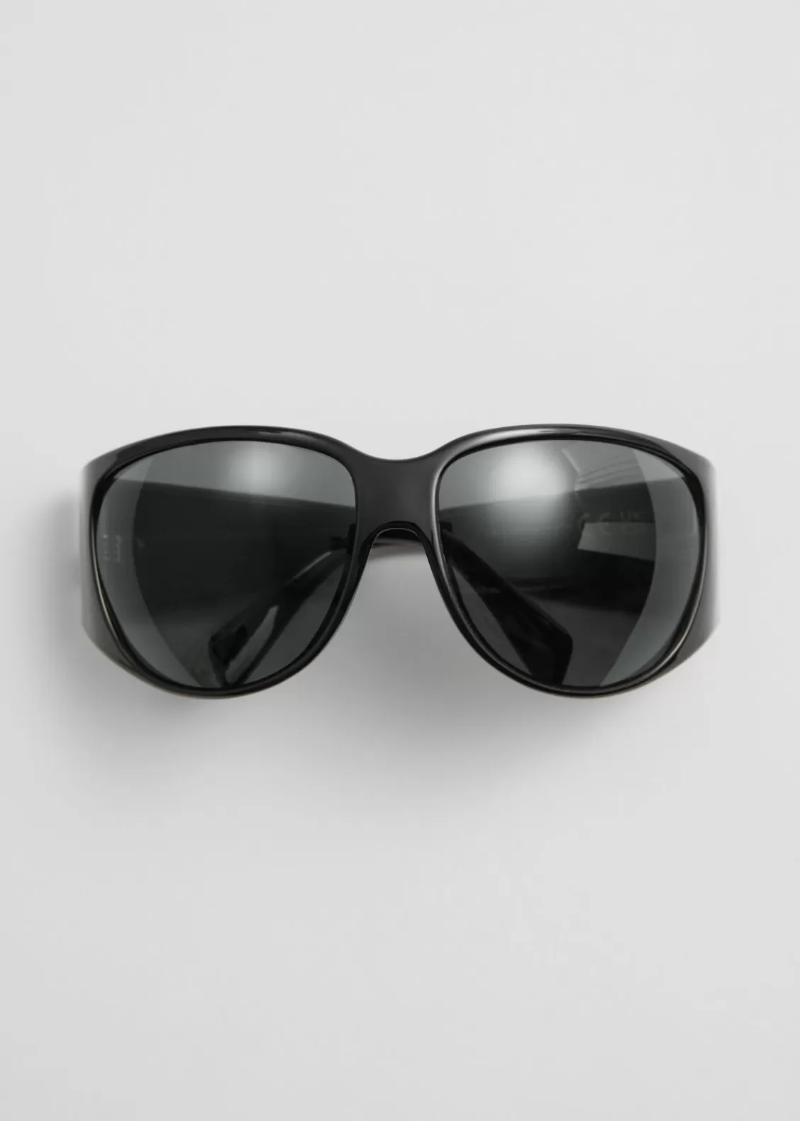 & Other Stories Sunglasses | Rounded Sunglasses Black