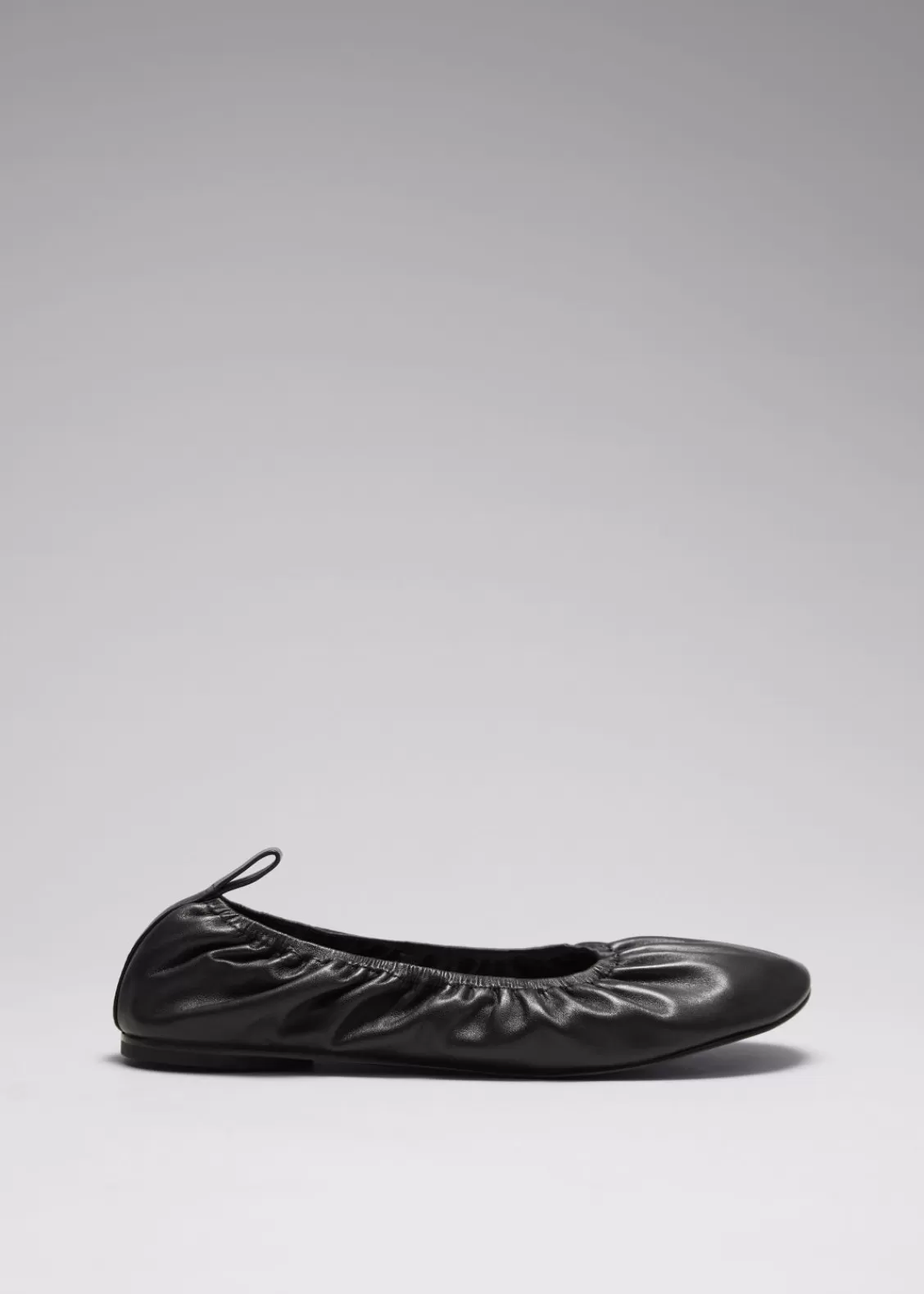 & Other Stories Loafers & Flats | Ruched Leather Ballet Flats