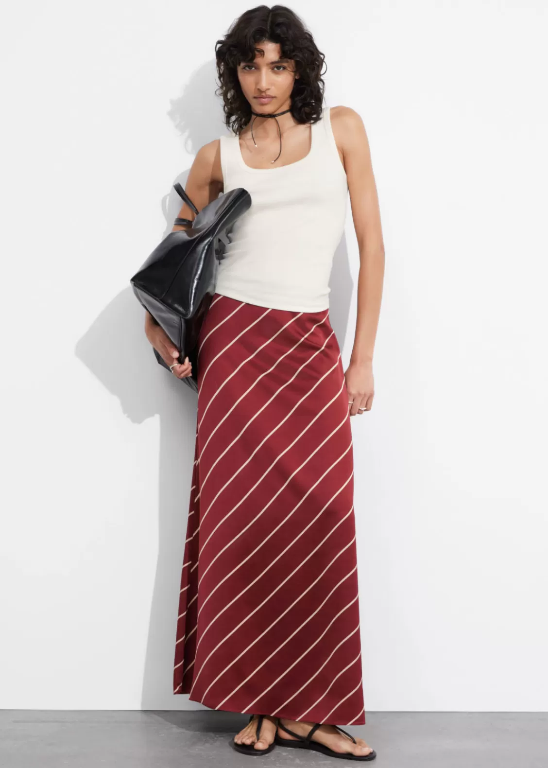 & Other Stories Skirts | Satin Maxi Skirt