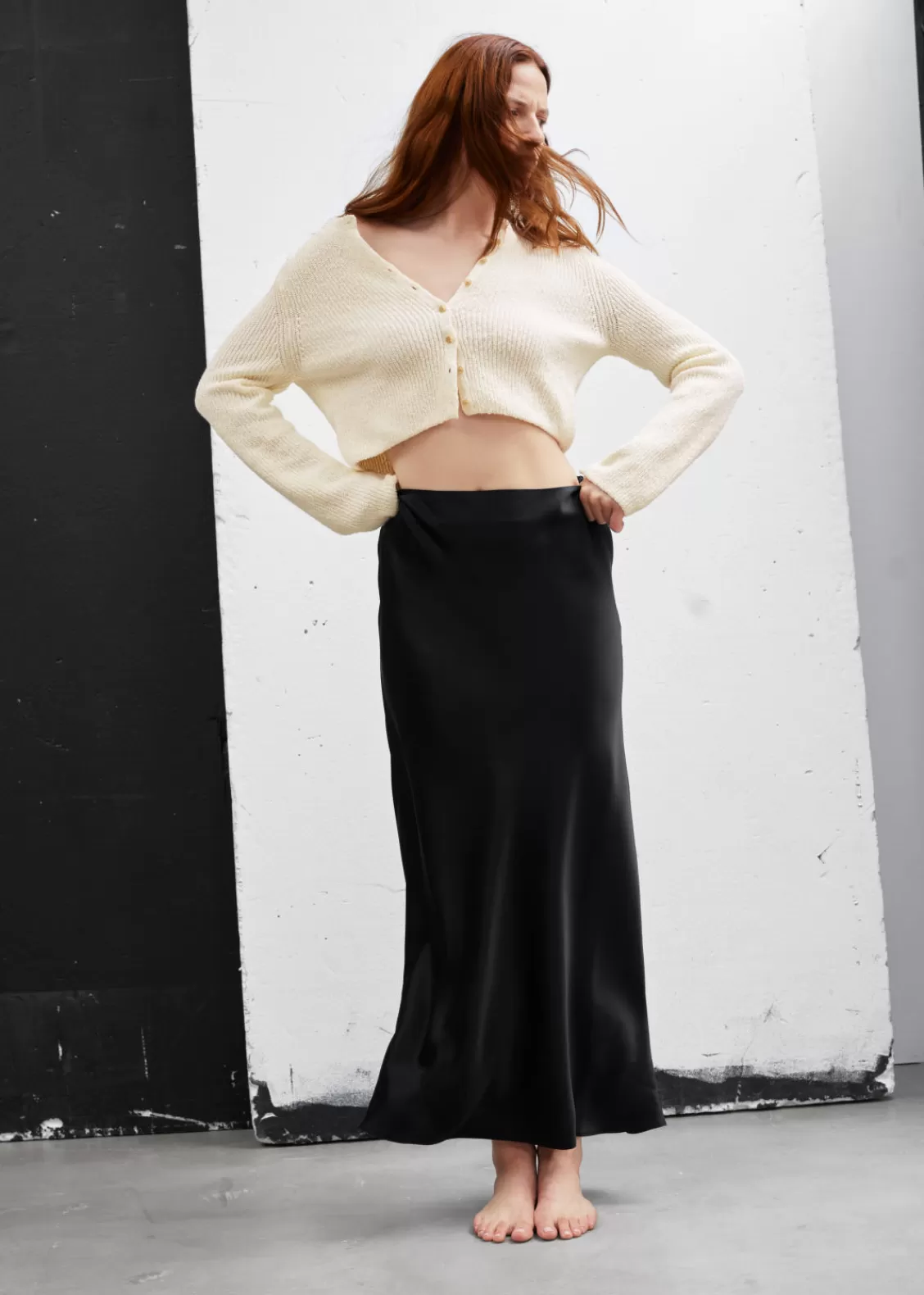 & Other Stories Skirts | Satin Maxi Skirt