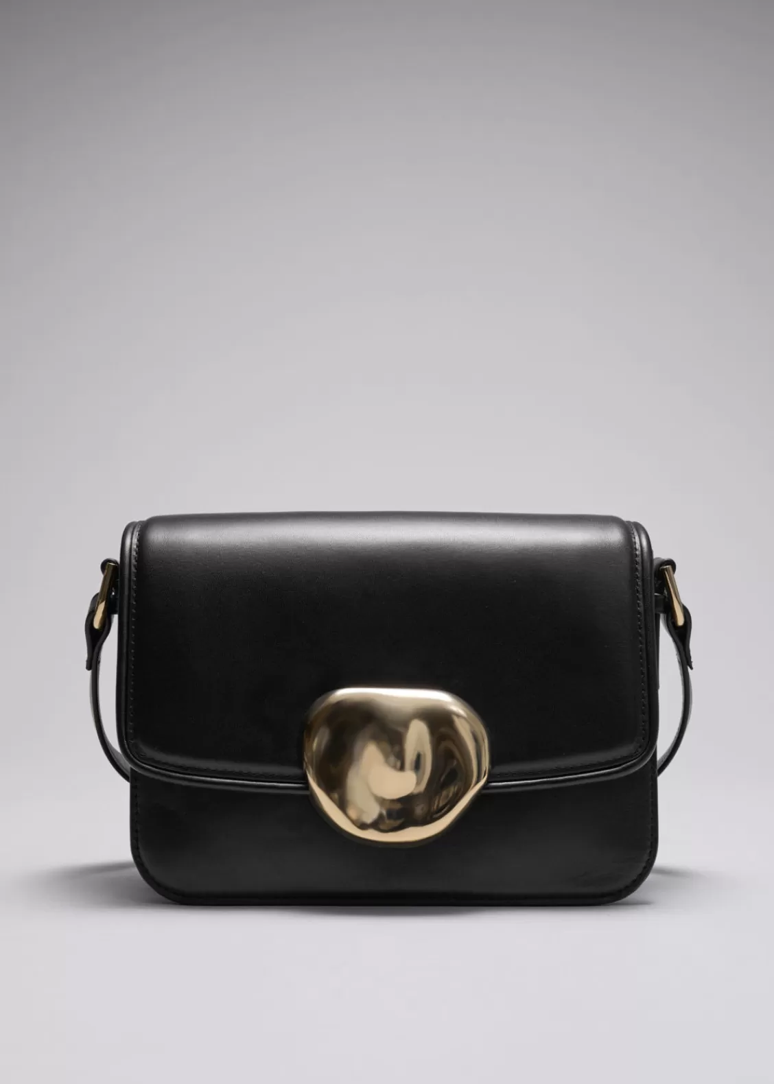 & Other Stories Shoulder Bags | Sculptural Buckle Leather Bag