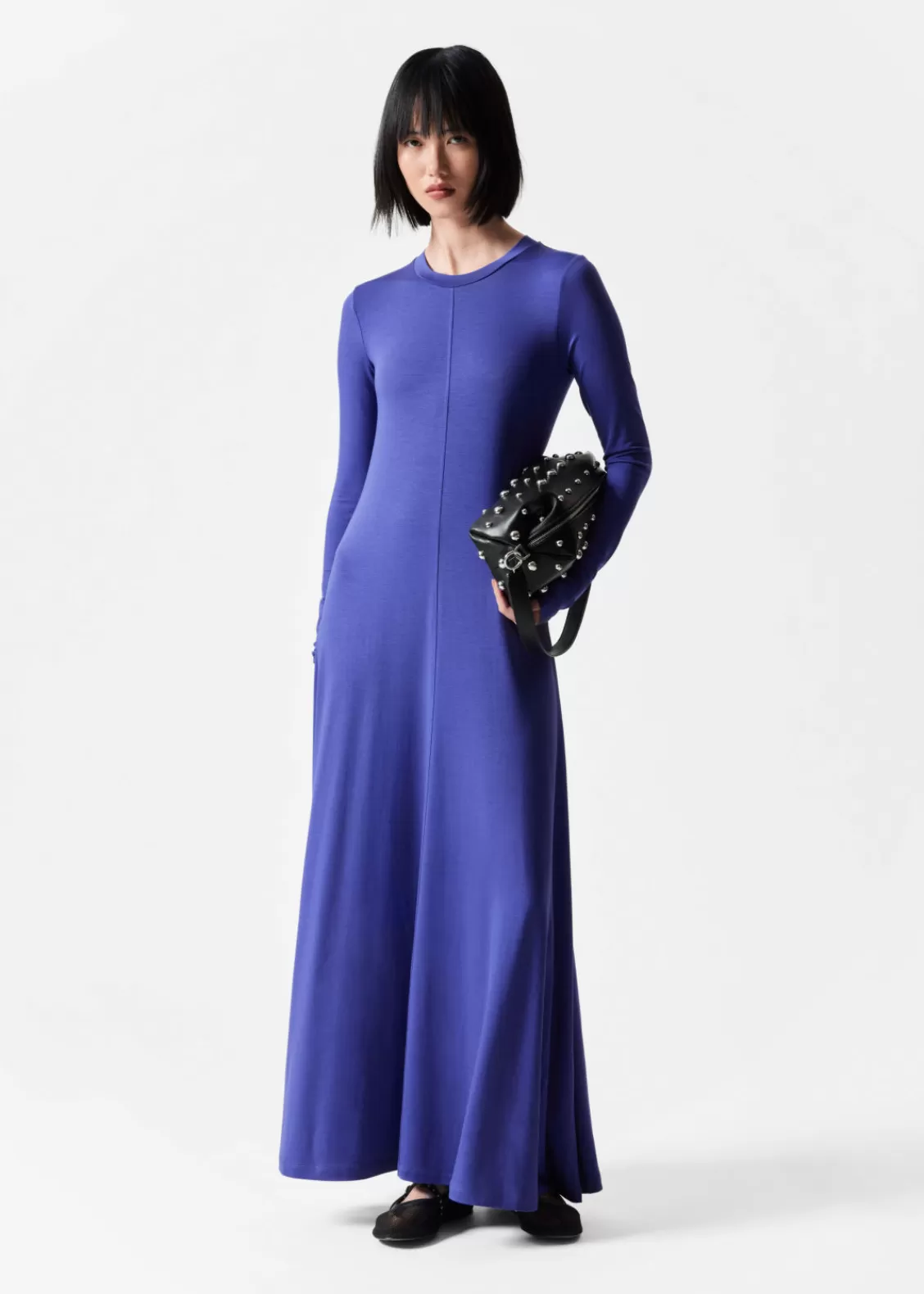 & Other Stories Dresses | Sheer Maxi Dress Blue