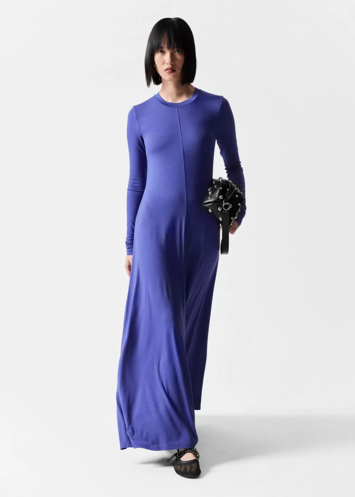 & Other Stories Dresses | Sheer Maxi Dress Blue