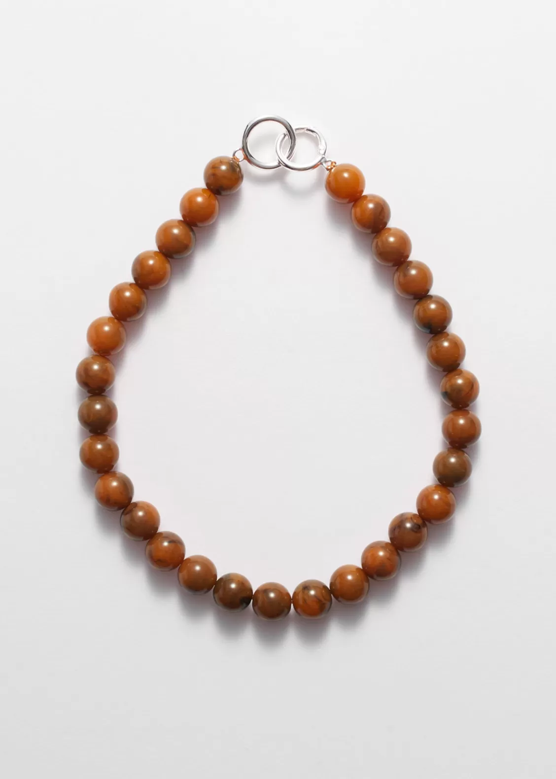 & Other Stories Necklaces | Short Stone Bead Necklace Amber