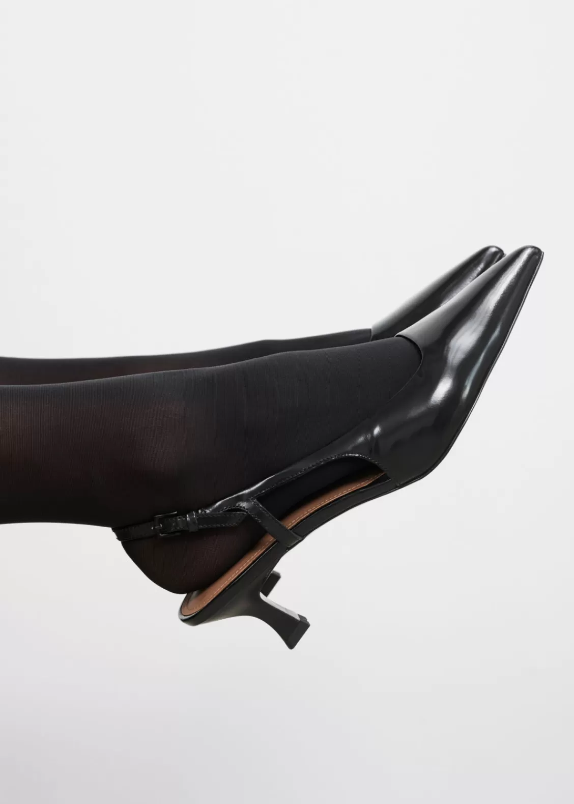 & Other Stories Heels | Slingback Leather Pumps