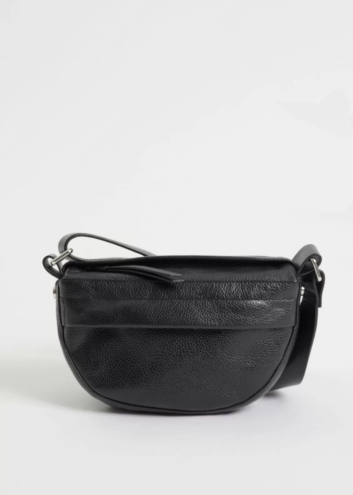 & Other Stories Shoulder Bags | Small Soft Leather Crossbody Bag Black