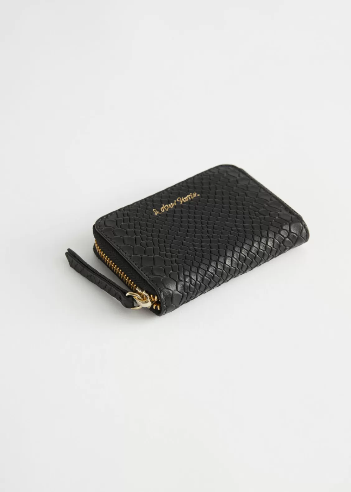 & Other Stories Wallets | Snake Embossed Leather Wallet