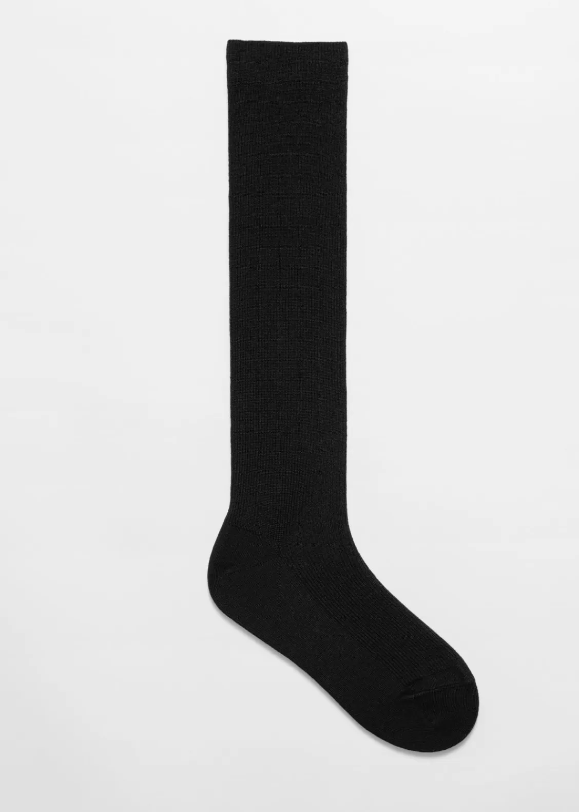 & Other Stories Socks & Tights | Socks & Tights | Soft Knee-High Wool Socks Black